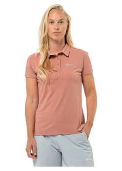 Jack Wolfskin Koszulka polo &quot;Prelight Trail&quot; w kolorze łososiowym ze sklepu Limango Polska w kategorii Bluzki damskie - zdjęcie 183893298