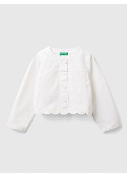 Benetton Kurtka przejściowa w kolorze białym ze sklepu Limango Polska w kategorii Kurtki dziewczęce - zdjęcie 183893306