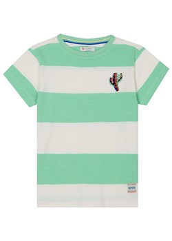 Noppies Koszulka &quot;Lutcher&quot; w kolorze biało-miętowym ze sklepu Limango Polska w kategorii T-shirty chłopięce - zdjęcie 183893658