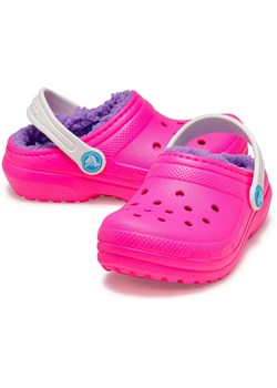 Crocs Chodaki &quot;Pink Crush&quot; w kolorze różowo-fioletowym ze sklepu Limango Polska w kategorii Klapki dziecięce - zdjęcie 183893747
