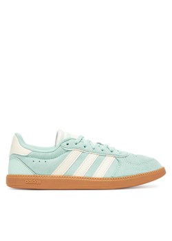 Sneakersy adidas BREAKNET SLEEK SUEDE IH5469 Niebieski ze sklepu eobuwie.pl w kategorii Buty sportowe damskie - zdjęcie 183894577