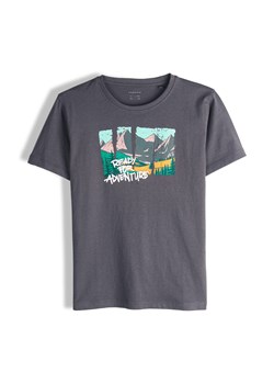 GATE Bawełniana koszulka z nadrukiem 3Y ze sklepu gateshop w kategorii T-shirty chłopięce - zdjęcie 183897838