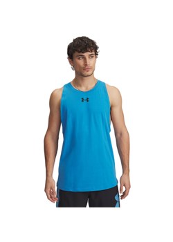 Męski top do koszykówki Under Armour UA Zone Tank - niebieski ze sklepu Sportstylestory.com w kategorii T-shirty męskie - zdjęcie 183897907