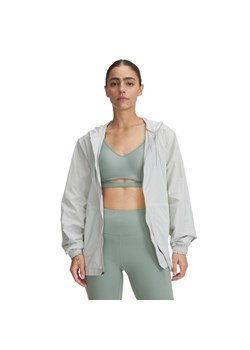 Damska kurtka treningowa Under Armour UA Cinch Waist - zielona ze sklepu Sportstylestory.com w kategorii Kurtki damskie - zdjęcie 183897916