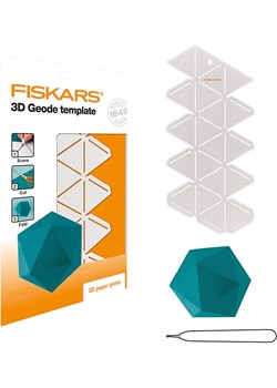 Fiskars Szablon 3D &quot;Geoda&quot; w kolorze białym - Ø 9 cm ze sklepu Limango Polska w kategorii Zabawki - zdjęcie 183898079