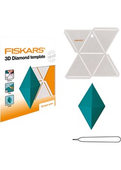 Fiskars Szablon 3D &quot;Diament&quot; w kolorze białym - wys. 15 cm ze sklepu Limango Polska w kategorii Zabawki - zdjęcie 183898085