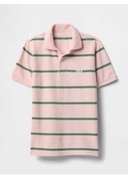 GAP Koszulka polo w kolorze jasnoróżowo-oliwkowym ze sklepu Limango Polska w kategorii T-shirty chłopięce - zdjęcie 183898205