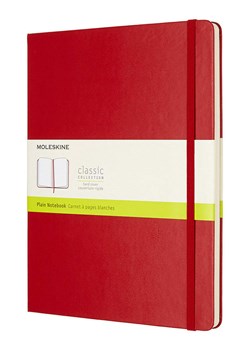 Moleskine Notatnik w kolorze czerwonym - 19 x 25 cm ze sklepu Limango Polska w kategorii Akcesoria biurowe - zdjęcie 183899156