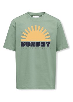 ONLY &amp; SONS Junior Koszulka &quot;Fred&quot; w kolorze zielonym ze sklepu Limango Polska w kategorii T-shirty chłopięce - zdjęcie 183899278