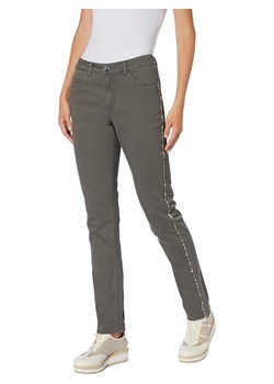 Heine Dżinsy - Slim fit - w kolorze khaki ze sklepu Limango Polska w kategorii Jeansy damskie - zdjęcie 183899415
