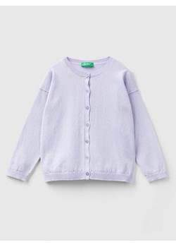 Benetton Kardigan w kolorze fioletowym ze sklepu Limango Polska w kategorii Swetry dziewczęce - zdjęcie 183899549