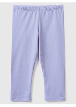 Benetton Legginsy w kolorze fioletowym ze sklepu Limango Polska w kategorii Spodnie dziewczęce - zdjęcie 183899569
