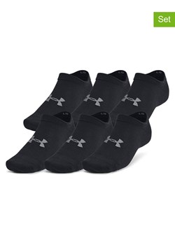 Under Armour Skarpety sportowe (6 par) &quot;Essential No Show&quot; w kolorze czarnym ze sklepu Limango Polska w kategorii Skarpetki męskie - zdjęcie 183900259
