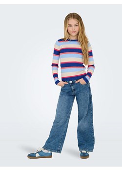KIDS ONLY Sweter "Karol" w kolorze granatowo-błękitnym - id: 16974116 - marki Kids ONLY - 183900769 KIDS ONLY Sweter "Karol" w kolorze granatowo-błękitnym ze sklepu Limango Polska w kategorii Swetry dziewczęce - zdjęcie 183900769
