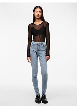 Pieces Dżinsy &quot;Dana&quot; - Skinny fit - w kolorze błękitnym ze sklepu Limango Polska w kategorii Jeansy damskie - zdjęcie 183901038