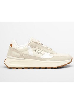 Marc O´Polo Skórzane sneakersy w kolorze kremowo-biało-beżowym ze sklepu Limango Polska w kategorii Buty sportowe męskie - zdjęcie 183901508