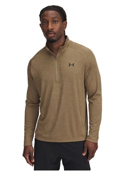 Under Armour Koszulka funkcyjna w kolorze jasnobrązowym ze sklepu Limango Polska w kategorii T-shirty męskie - zdjęcie 183902196