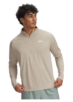 Under Armour Koszulka funkcyjna w kolorze beżowym ze sklepu Limango Polska w kategorii T-shirty męskie - zdjęcie 183902198