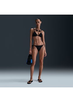 Damski dół od bikini wiązany sznurkami Nike Swim Essential - Czerń ze sklepu Nike poland w kategorii Stroje kąpielowe - zdjęcie 183902988