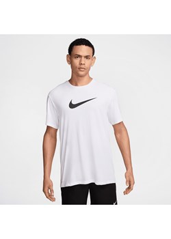 Męska koszulka z krótkim rękawem Nike Swim Hydroguard - Biel ze sklepu Nike poland w kategorii T-shirty męskie - zdjęcie 183903007