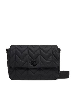 Torebka LAUREN RALPH LAUREN 431969359001 Czarny ze sklepu eobuwie.pl w kategorii Listonoszki - zdjęcie 183903229