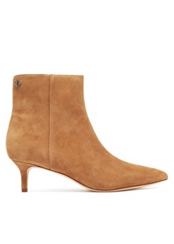 Botki LAUREN RALPH LAUREN 802967779003 Brązowy ze sklepu eobuwie.pl w kategorii Botki - zdjęcie 183903246