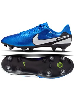 Buty piłkarskie Nike Tiempo Legend 10 Academy SG-Pro Ac M DV4338-400 niebieskie ze sklepu ButyModne.pl w kategorii Buty sportowe męskie - zdjęcie 183903785