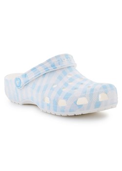Klapki Crocs Classic Gingham Clog W 211006-16S ze sklepu ButyModne.pl w kategorii Klapki damskie - zdjęcie 183903786