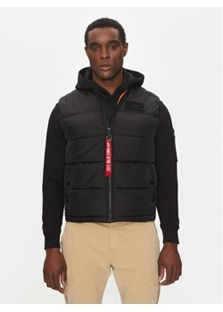 Alpha Industries Kamizelka 118109 Czarny Regular Fit ze sklepu MODIVO w kategorii Kamizelki męskie - zdjęcie 183904216