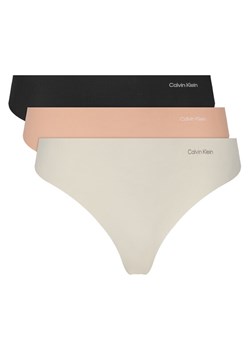 Calvin Klein Underwear Komplet 3 par fig klasycznych 000QD3558E Kolorowy ze sklepu MODIVO w kategorii Majtki damskie - zdjęcie 183904296