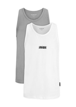 Jack&Jones Komplet 2 tank topów Sago 12284750 Szary Regular Fit ze sklepu MODIVO w kategorii T-shirty męskie - zdjęcie 183904315