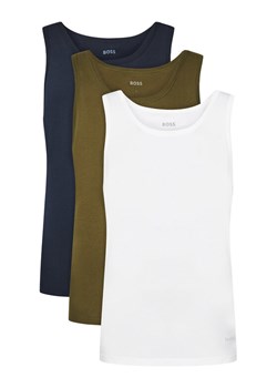 BOSS Komplet 3 tank topów Tank Top 3P Classic 50475278 Kolorowy Regular Fit ze sklepu MODIVO w kategorii T-shirty męskie - zdjęcie 183904357