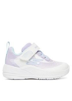 Sneakersy Skechers Microspec Advance 303575N/WLVM Biały ze sklepu eobuwie.pl w kategorii Buty sportowe dziecięce - zdjęcie 183906257