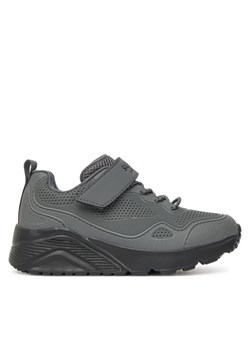 Sneakersy Skechers Uno Lite-Worlo 403651L/CHAR Szary ze sklepu eobuwie.pl w kategorii Buty sportowe dziecięce - zdjęcie 183906268