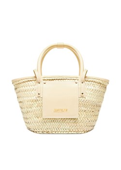 Torebka JACQUEMUS Le Petit Panier Soli 23E223BA0443060 Beżowy ze sklepu eobuwie.pl w kategorii Torby letnie - zdjęcie 183906278