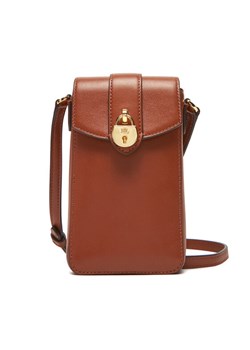 Torebka na telefon LAUREN RALPH LAUREN 432969460001 Brązowy ze sklepu eobuwie.pl w kategorii Etui - zdjęcie 183906309