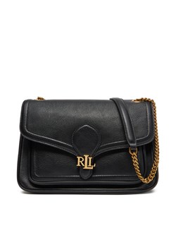 Torebka LAUREN RALPH LAUREN 431974551001 Czarny ze sklepu eobuwie.pl w kategorii Kopertówki - zdjęcie 183906317