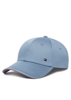 Czapka z daszkiem Tommy Hilfiger Th Corporate Cotton 6 Panel AM0AM12035 Błękitny ze sklepu eobuwie.pl w kategorii Czapki z daszkiem męskie - zdjęcie 183906325