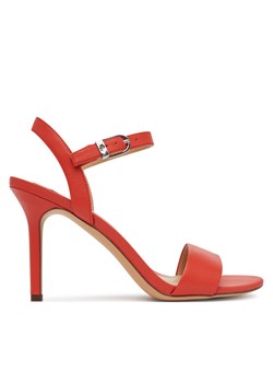 LAUREN RALPH LAUREN Sandały 802940727012 Czerwony ze sklepu MODIVO w kategorii Sandały damskie - zdjęcie 183907519