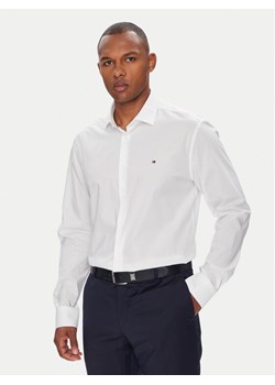 Tommy Hilfiger Koszula MW0MW38347 Biały Slim Fit ze sklepu MODIVO w kategorii Koszule męskie - zdjęcie 183907639