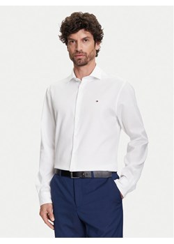 Tommy Hilfiger Koszula MW0MW39573 Biały Slim Fit ze sklepu MODIVO w kategorii Koszule męskie - zdjęcie 183907665