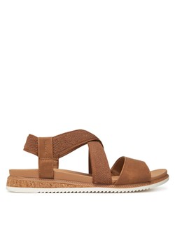 Skechers Sandały BOBS Desert Kiss Low 114705/CSNT Brązowy ze sklepu MODIVO w kategorii Sandały damskie - zdjęcie 183907687
