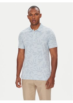 Pierre Cardin Polo C5 21434.2117 Błękitny Regular Fit ze sklepu MODIVO w kategorii T-shirty męskie - zdjęcie 183907688