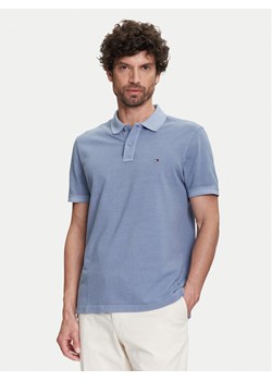 Tommy Hilfiger Polo MW0MW34757 Niebieski Regular Fit ze sklepu MODIVO w kategorii T-shirty męskie - zdjęcie 183907706