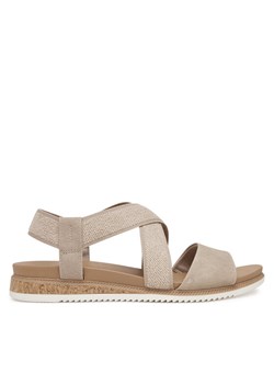 Skechers Sandały BOBS Desert Kiss Low 114705/TPE Beżowy ze sklepu MODIVO w kategorii Sandały damskie - zdjęcie 183907766