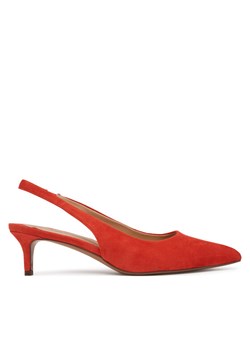 LAUREN RALPH LAUREN Sandały 802959263005 Czerwony ze sklepu MODIVO w kategorii Sandały damskie - zdjęcie 183907767