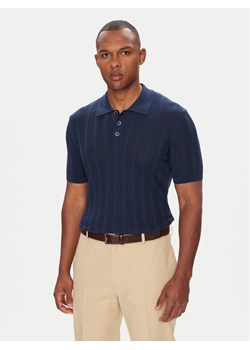 Baldessarini Polo B4 50024.5232 Granatowy Slim Fit ze sklepu MODIVO w kategorii T-shirty męskie - zdjęcie 183907768