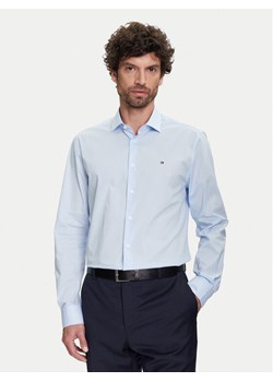 Tommy Hilfiger Koszula MW0MW38347 Błękitny Slim Fit ze sklepu MODIVO w kategorii Koszule męskie - zdjęcie 183907795