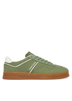 Tommy Jeans Sneakersy The Greenwich Mix Media EM0EM01586 Zielony ze sklepu MODIVO w kategorii Buty sportowe męskie - zdjęcie 183907797