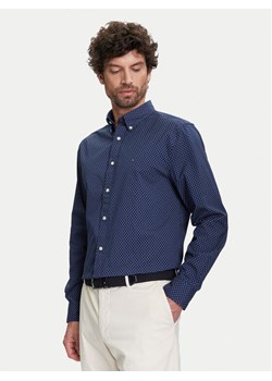 Tommy Hilfiger Koszula MW0MW39437 Granatowy Regular Fit ze sklepu MODIVO w kategorii Koszule męskie - zdjęcie 183907808